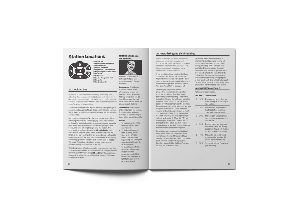 Daedalus Station & the Rimspace Racing League