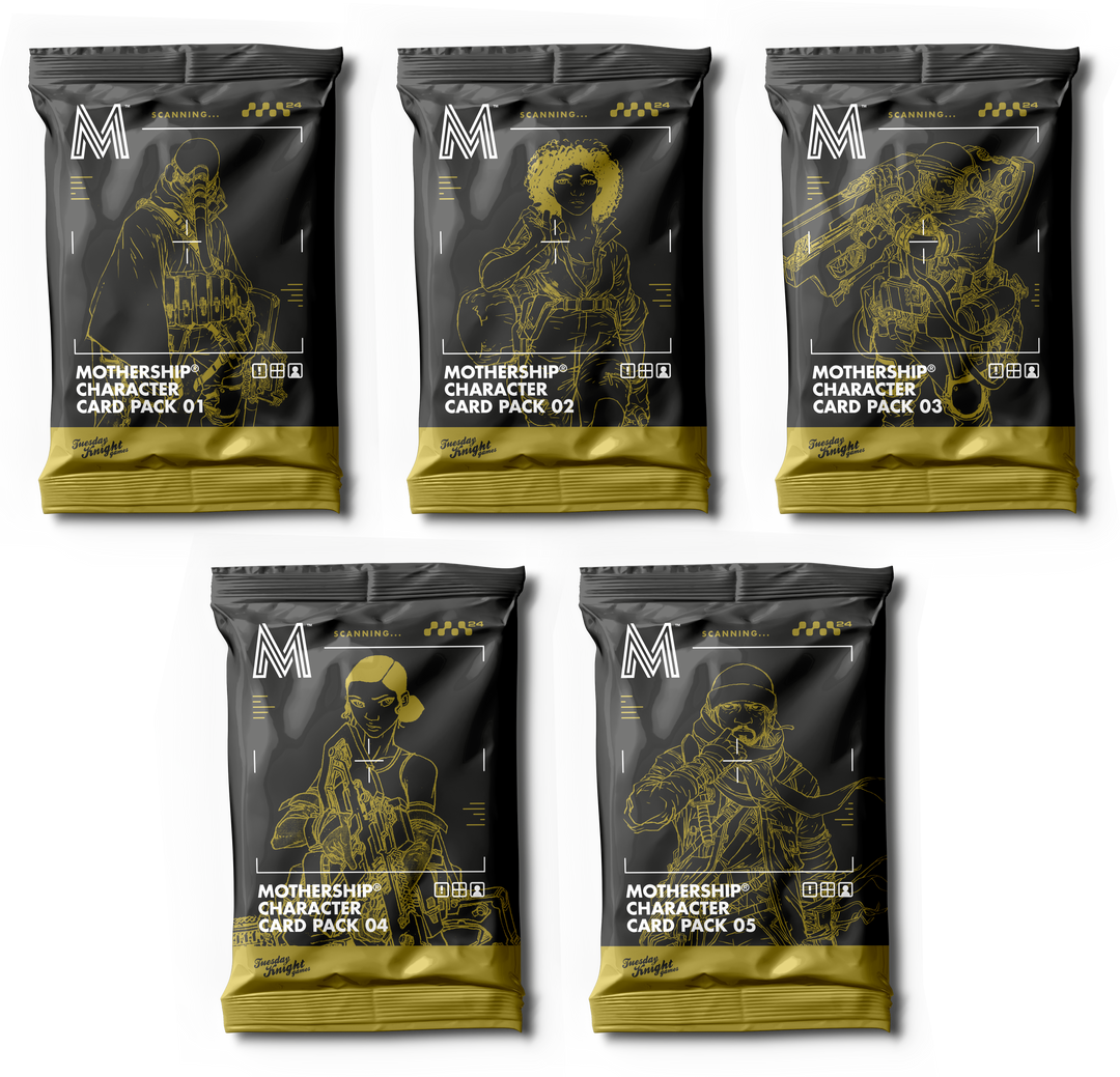 MOTHERSHIP CHARACTER CARD SERIES 01 BUNDLE