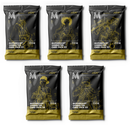 MOTHERSHIP CHARACTER CARD SERIES 01 BUNDLE