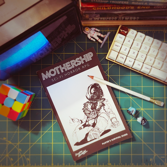 Mothership Players Survival Guide Award Winning sci fi horror RPG rulebook