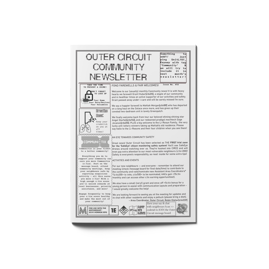 Outer Circuit Community Newsletter